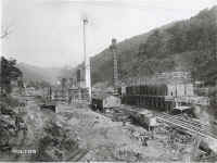 Prep Plant and Powerhouse under construction.